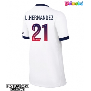 Paris Saint-Germain Lucas Hernandez #21 Dámské Venkovní Dres 2026-27 Krátký Rukáv
